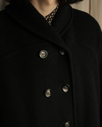 "Valentino Garavani"Shawl collar A-line silhouette long coat