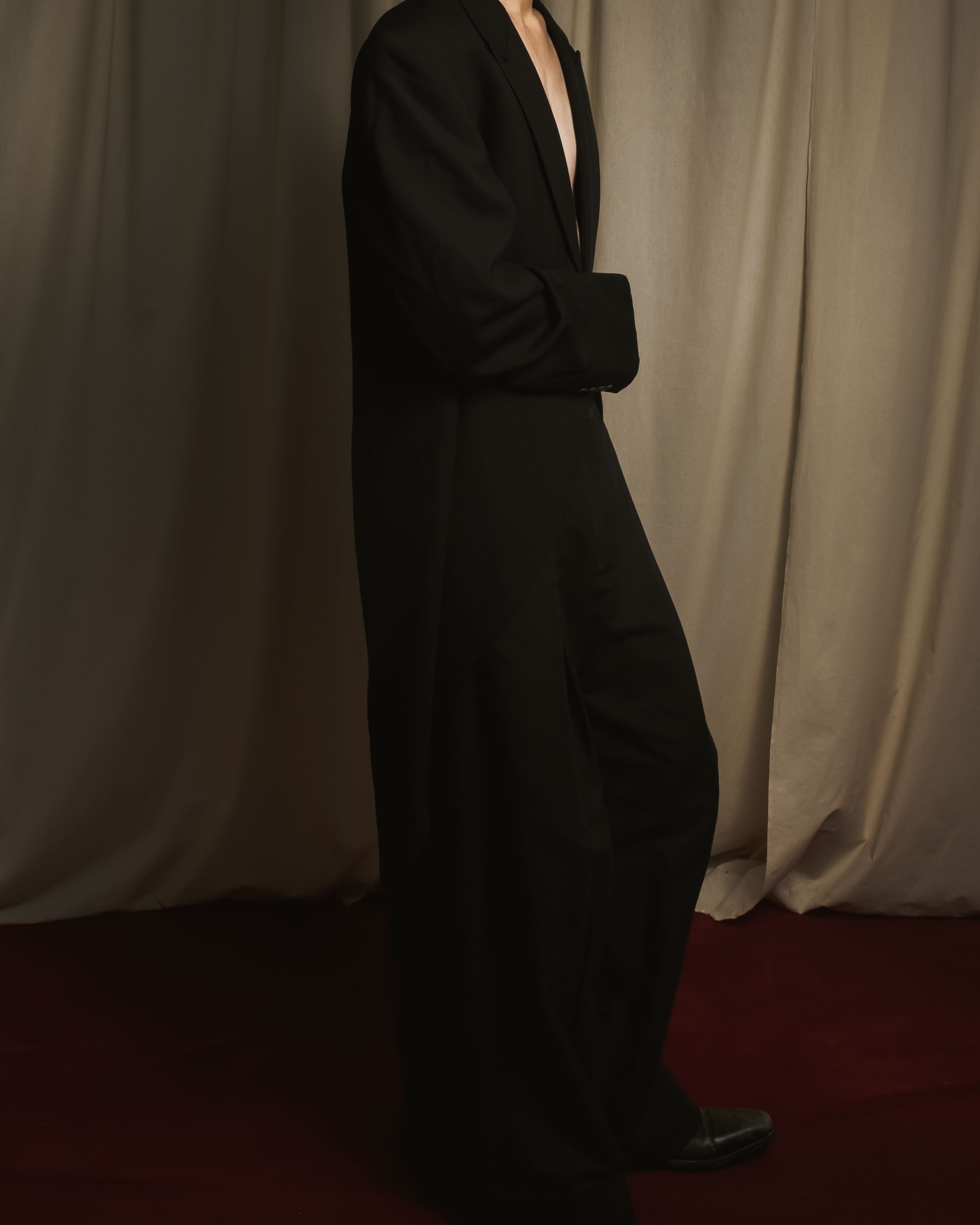 "Christian Dior MONSIEUR" Late 80s-Early 90s wool tailcoat jacket