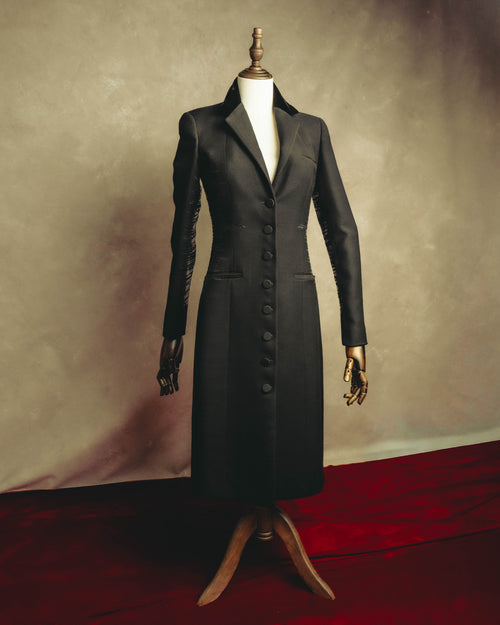 "Bottega Veneta" 90's-00's Sculptural tailored long coat