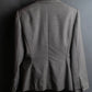 "Christian Dior" Double shawl collar design tailored jacket