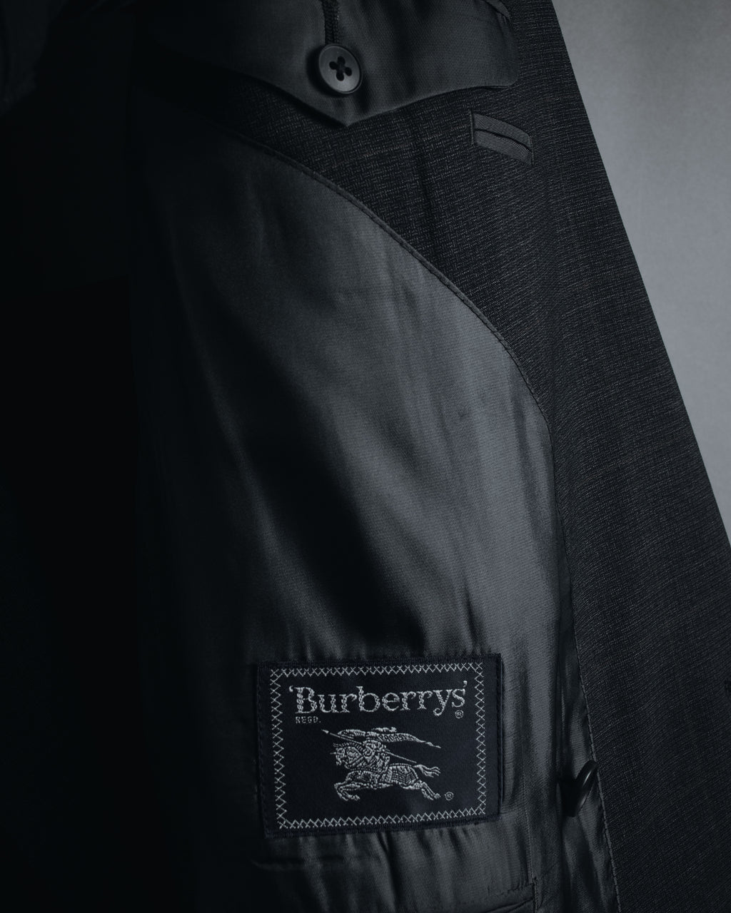 "Burberrys" 90’s double-breasted peak lapel suit set-up