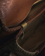 "CELINE" 80’s macadam canvas shoulder bag