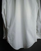 –SPECIAL– "Yves Saint Laurent" 00’s Tuxedo bib-front wing-collar dress shirt