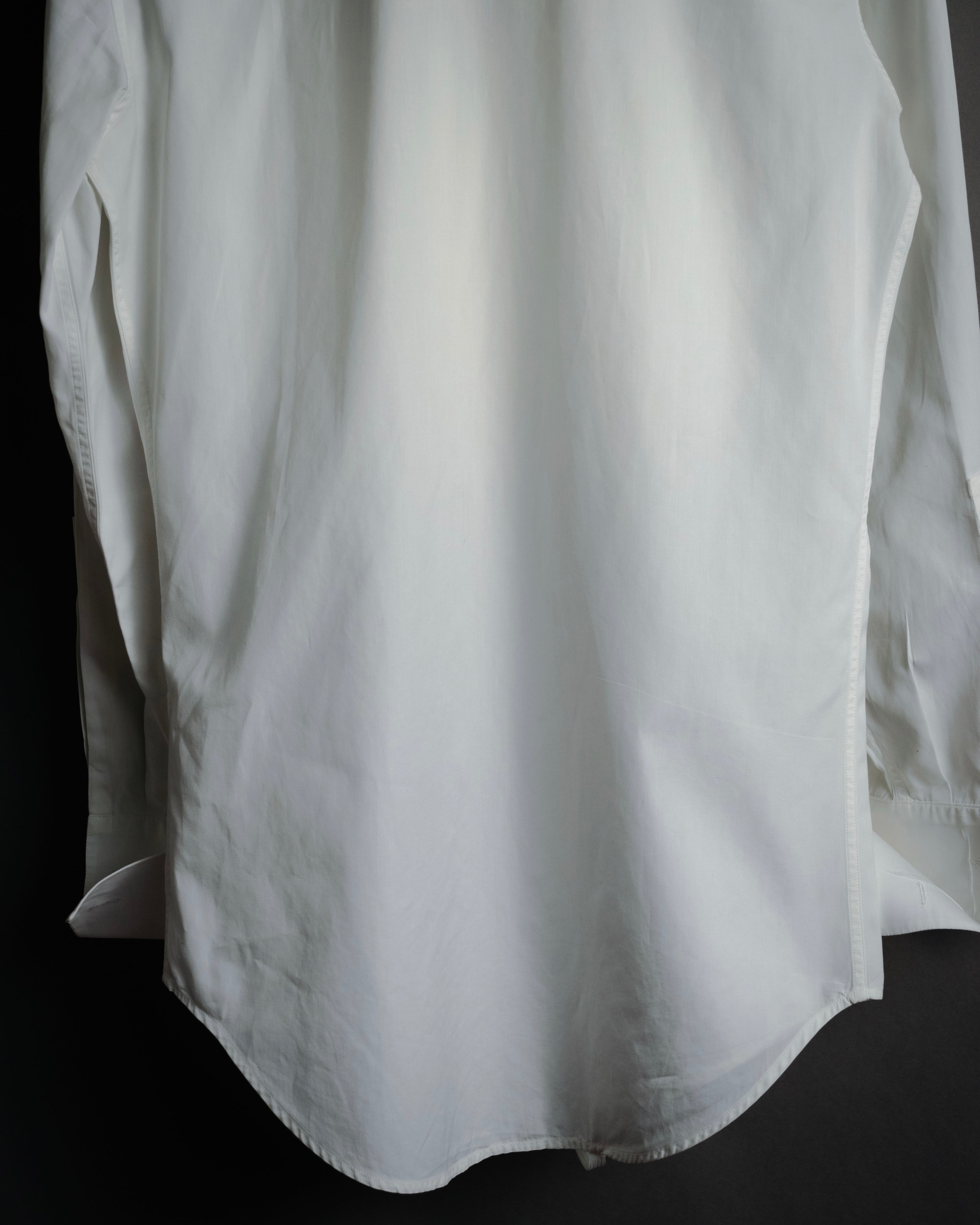 –SPECIAL– "Yves Saint Laurent" 00’s Tuxedo bib-front wing-collar dress shirt