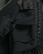 -SPECIAL- “Jean Paul GAULTIER FEMME” 2005-2011 Corset lace-up tailored zip jacket