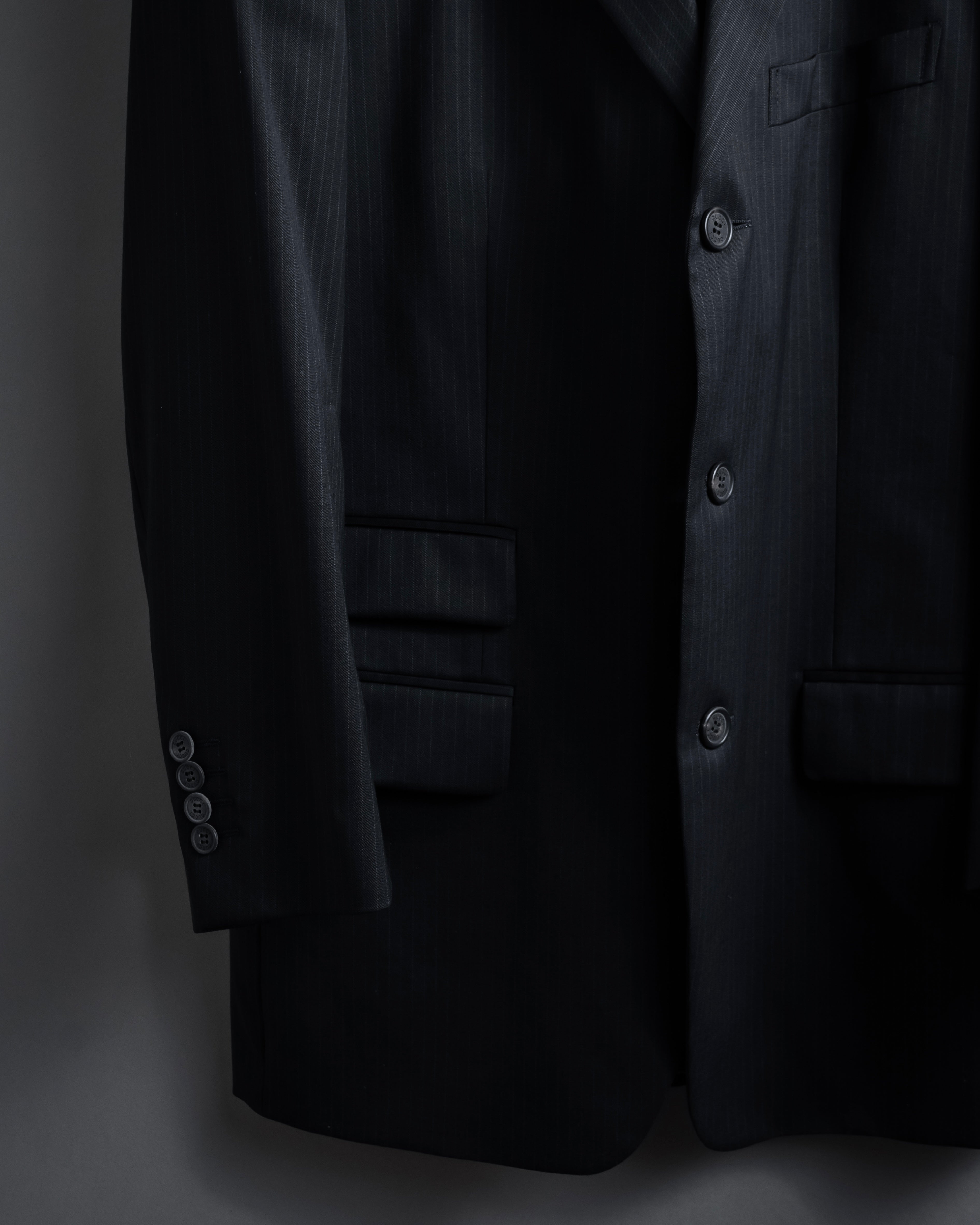 "GUCCI" 90's Elegant suiting pinstripe set up