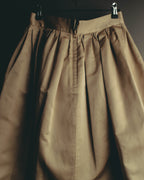 "DOLCE & GABBANA" 10's Lustrous pleated silk skirt