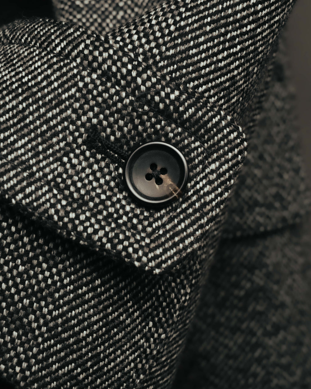 -SPECIAL- "GUCCI" 00's-10's Luxurious beaver fur-collar wool overcoat
