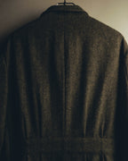 "BURBERRY LONDON" 00's-10's Classic wool tweed coat