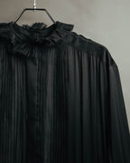 -SPECIAL- “Christian Dior” 90’s Silk pleated ruffle dress