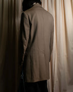 "MAISON MARGIELA" 13AW structured mid-length tailored coat