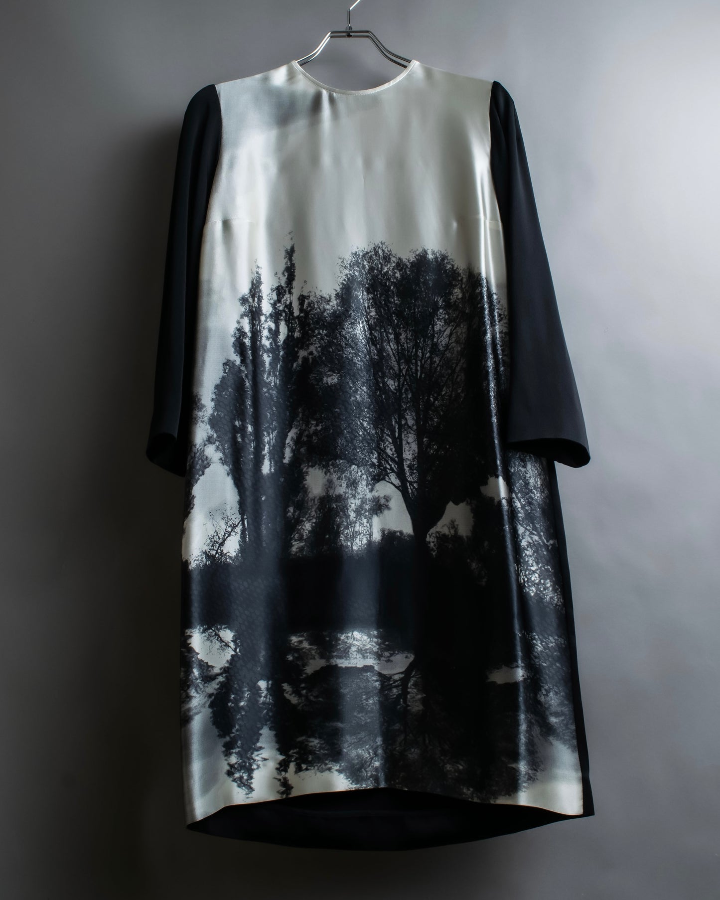 "STELLA McCARTNEY" Tree pattern bicolor tunic pullover