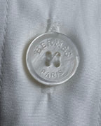 "HERMES" High-quality fine count cotton dress shirt