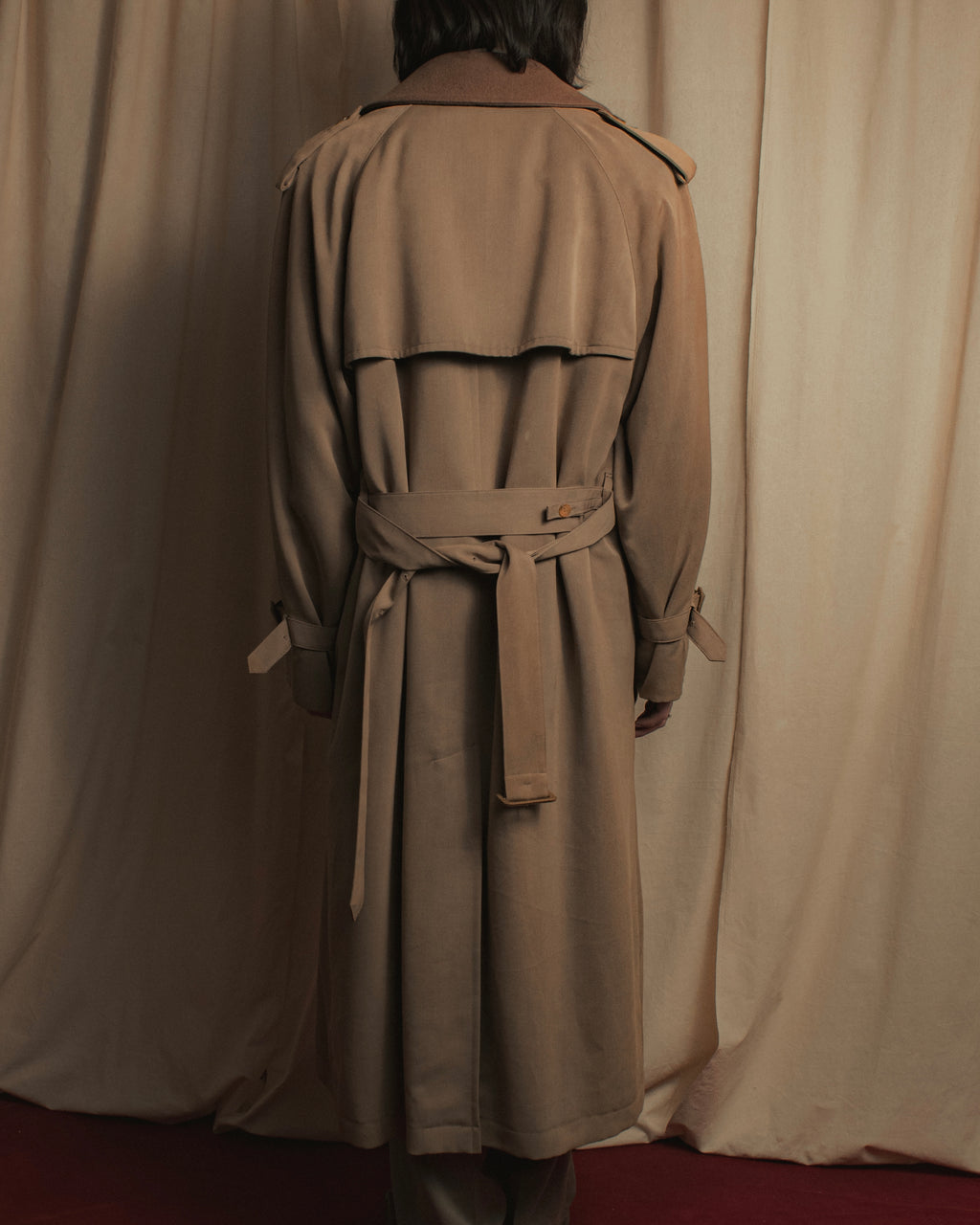 -SPECIAL- "Burberrys" 90's Collar switching two-tone trench coat