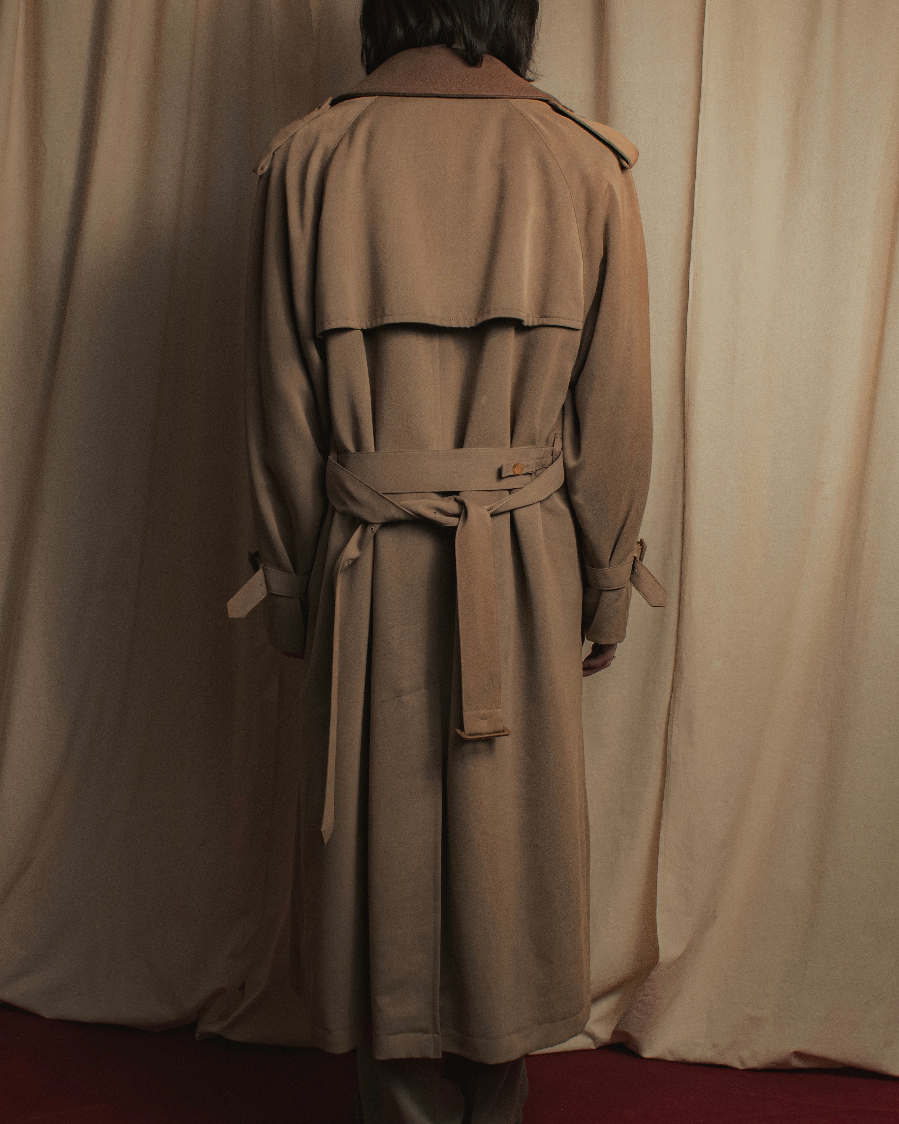 -SPECIAL- "Burberrys" 90's Collar switching two-tone trench coat