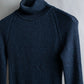 "GUCCI" Ribbed turtleneck fleece wool knit