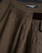 "Christian Dior" John Galliano period elbow patch knit