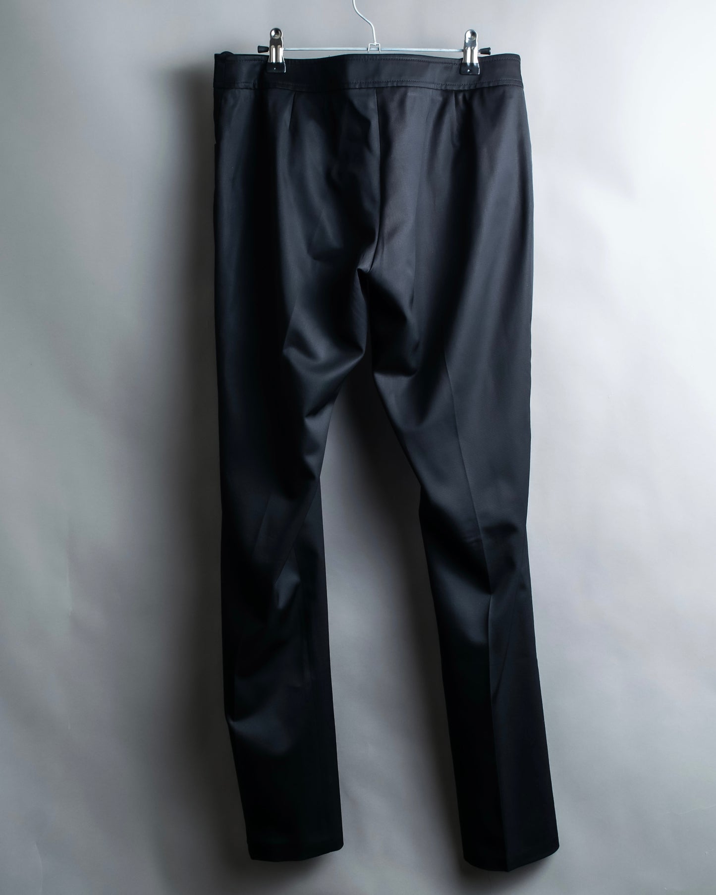 "GUCCI" Belted design wool blend sarouel slacks