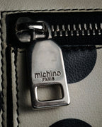 “michino PARIS” 2010’s Graphic pattern salut shoulder bag