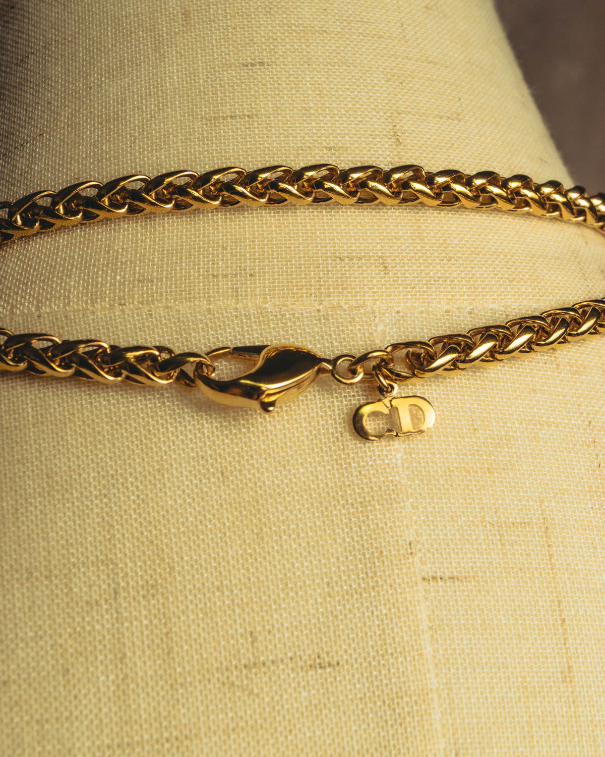 "Christian Dior" 80's-90's Ornate pendant necklace