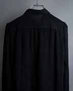 "Christian Dior PRETA PORTER" Compact gathered design crepe fabric blouse