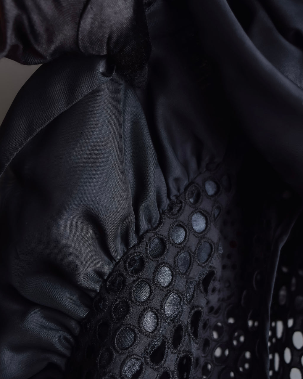 "NOKO OHNO" Layered organza frill embroidered dress