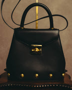 "Salvatore Ferragamo" 90's-00's Elegant leather 2 way handbag