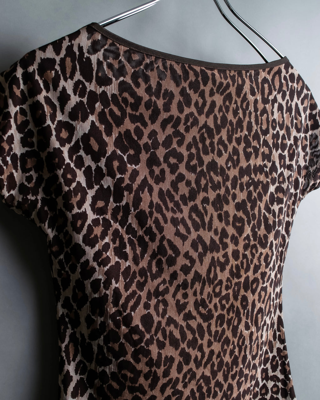 "DOLCE & GABBANA" Leopard print short cut and sew