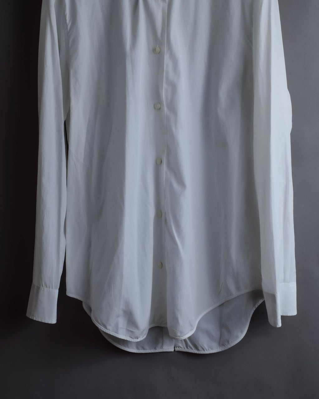 "Acne" Ribbon slit back design shirt