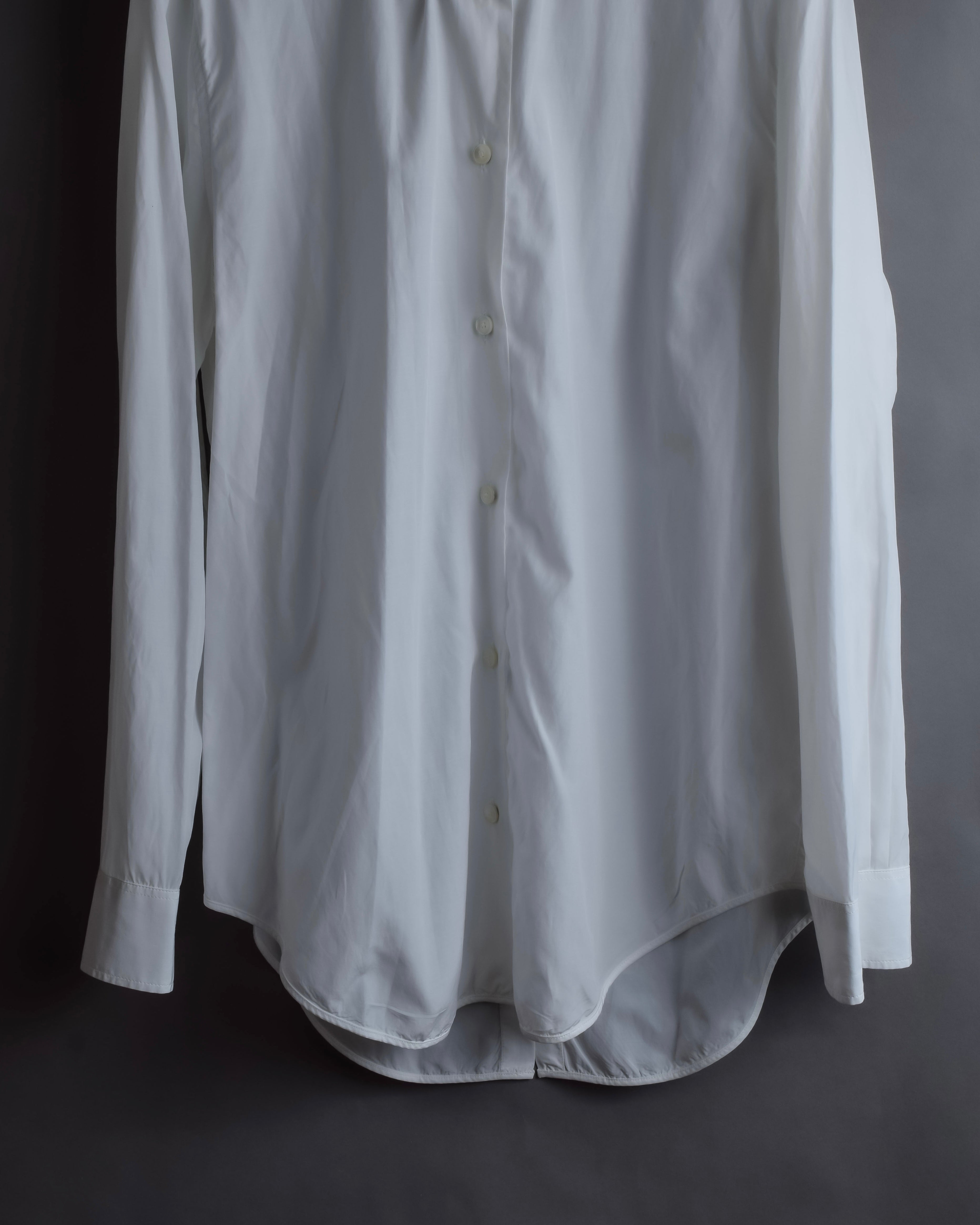 "Acne" Ribbon slit back design shirt