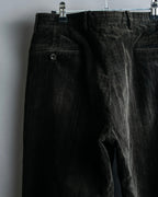 "HERMES" Faded corduroy tapered pants