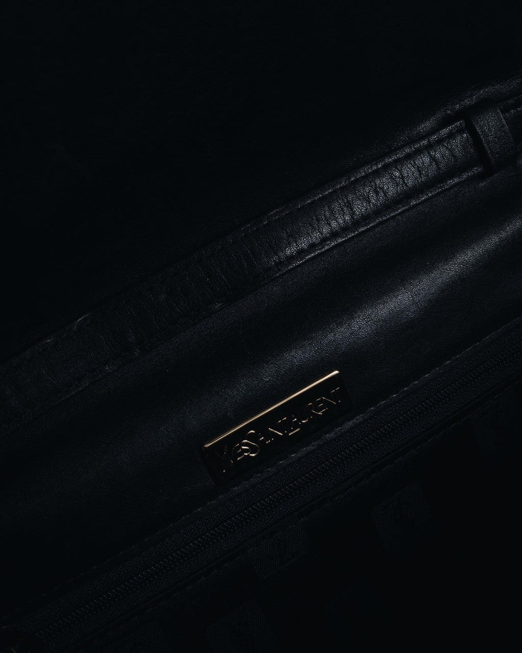 "Yves Saint Laurent" Late 80’s–early 90’s chevron quilted cassandre shoulder bag