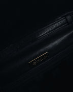 "Yves Saint Laurent" Late 80’s–early 90’s chevron quilted cassandre shoulder bag