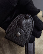 "GUCCI" GG pattern canvas leather combination boston bag