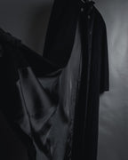 "Max Mara" 90’s-00’s Stand collar belted coat