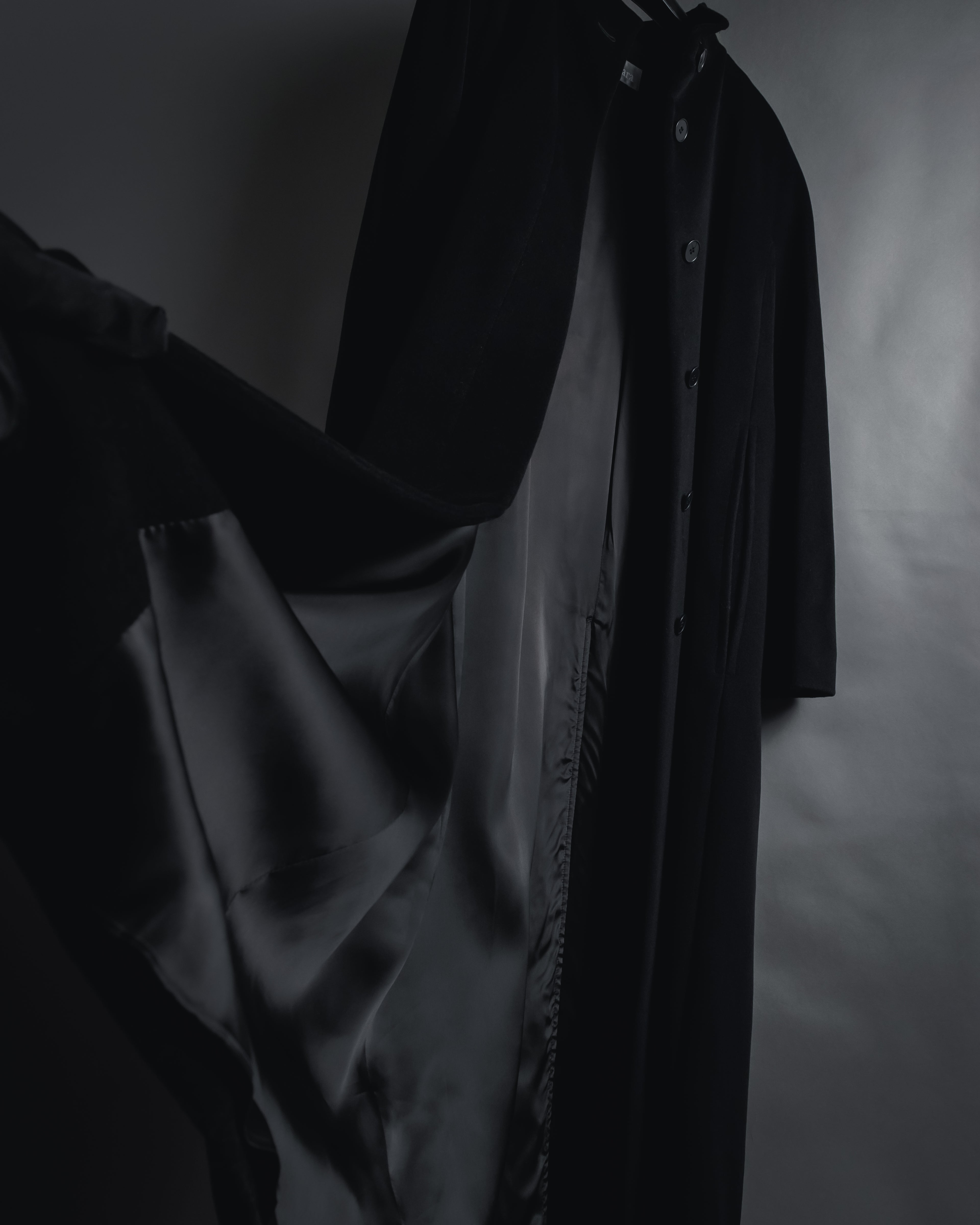 "Max Mara" 90’s-00’s Stand collar belted coat