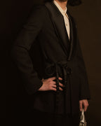 –SPECIAL– "LOEWE"2010’s-20’s wrap-front shawl collar tuxedo jacket