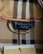 "BURBERRYS" Nova check maxi length silk gown coat