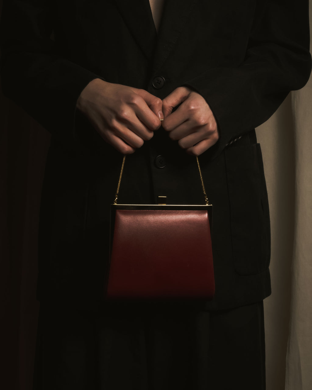 博柏利 00年代 镶框链条正式包