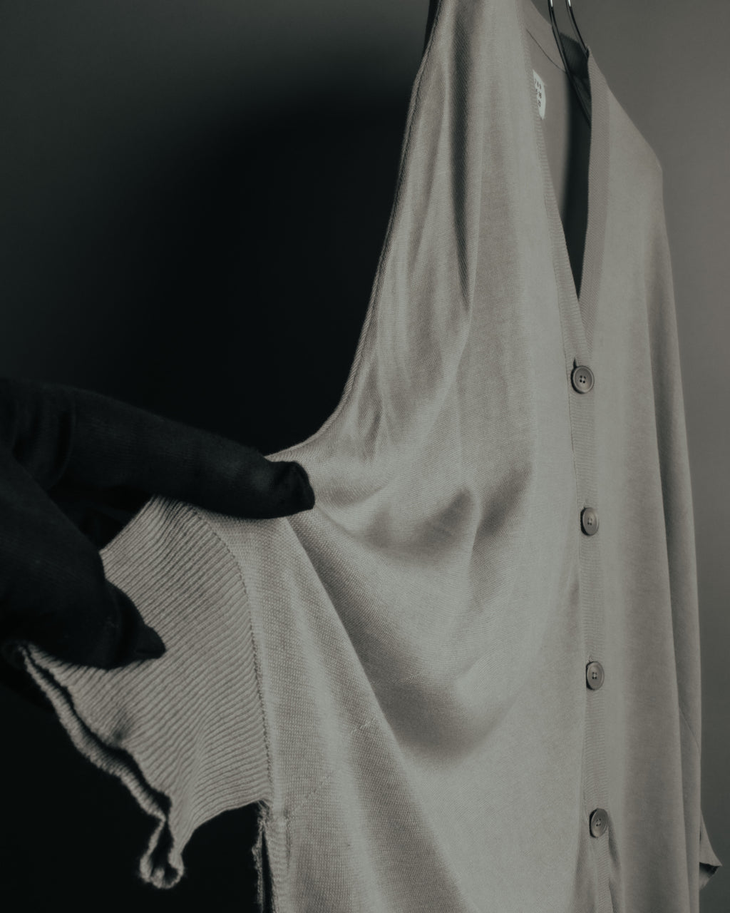 “Maison Martin Margiela” 2012SS line 4 oversized draped knit cardigan