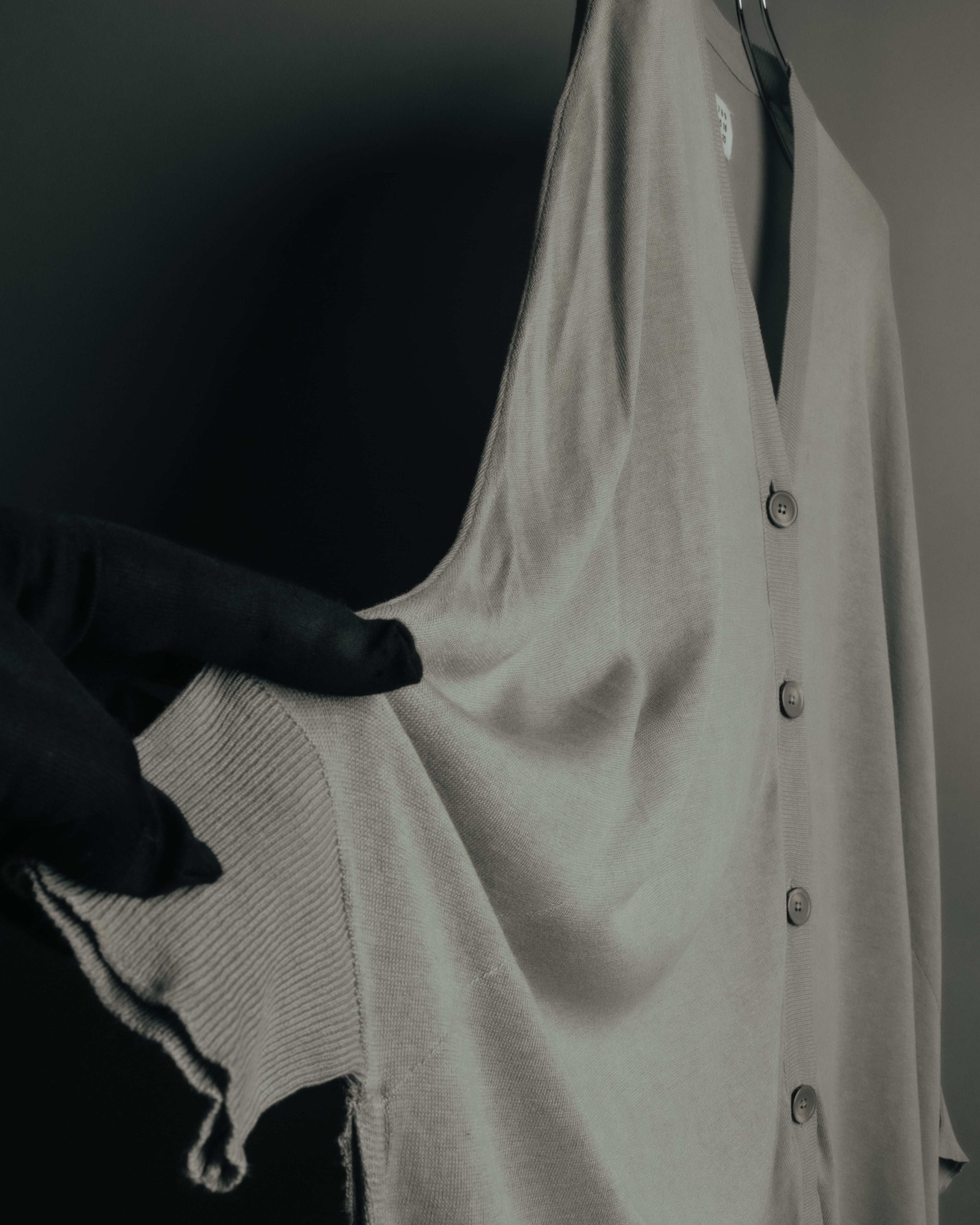“Maison Martin Margiela” 2012SS line 4 oversized draped knit cardigan