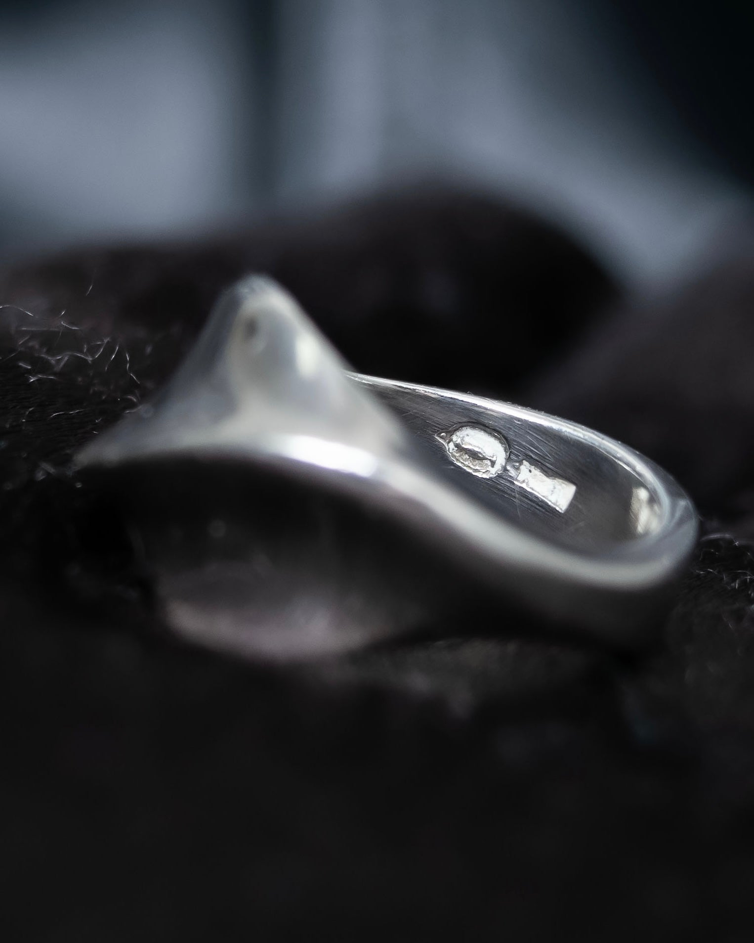 “Georg Jensen” Twisted shape silver ring