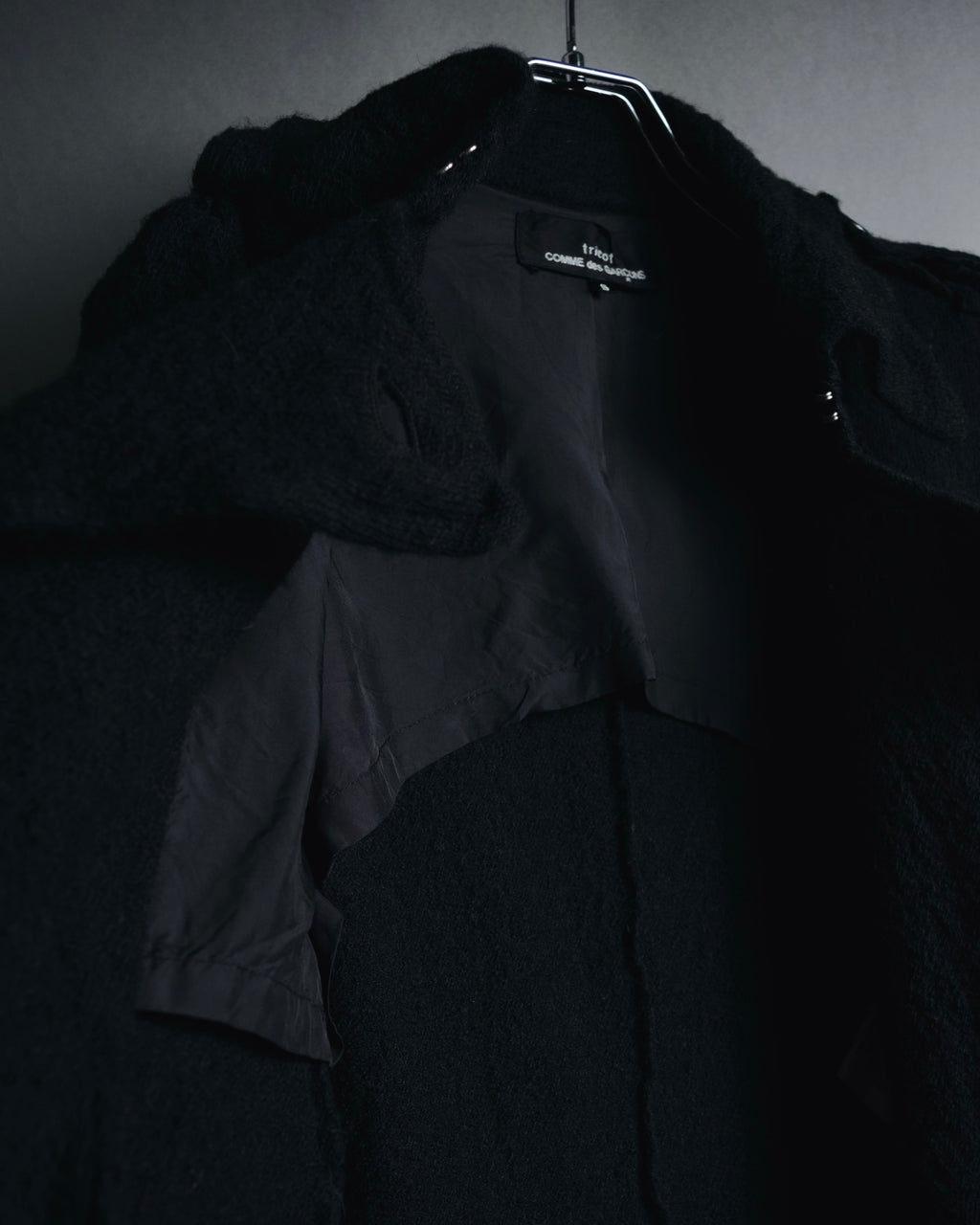"tricot COMME des GARÇONS" 2007AW shrunk wool trench coat