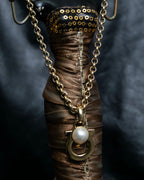 "Salvatore Ferragamo" Gancini design necklace