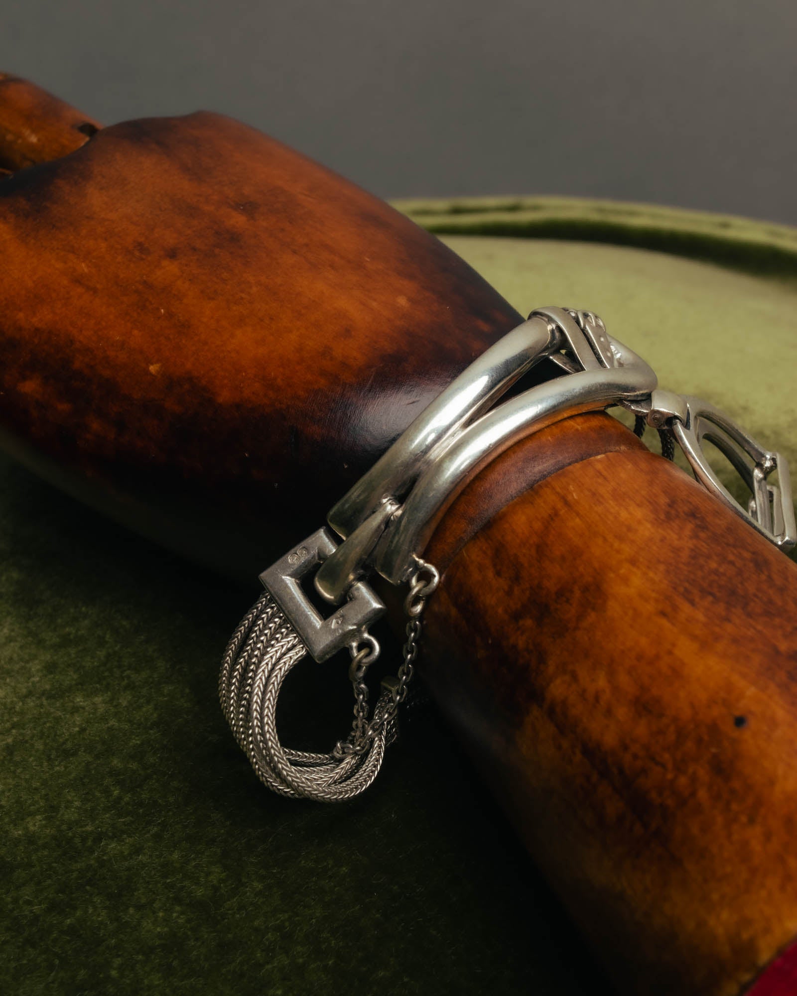-SPECIAL- “HERMÈS” 70’s-90’s Étrier multi chain bracelet
