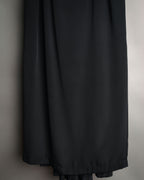 “Christian Dior” 80’s-90’s Silk draped long skirt