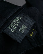 "JEAN PAUL GAULTIER MAILLE FEMME" Side panel design flared skirt