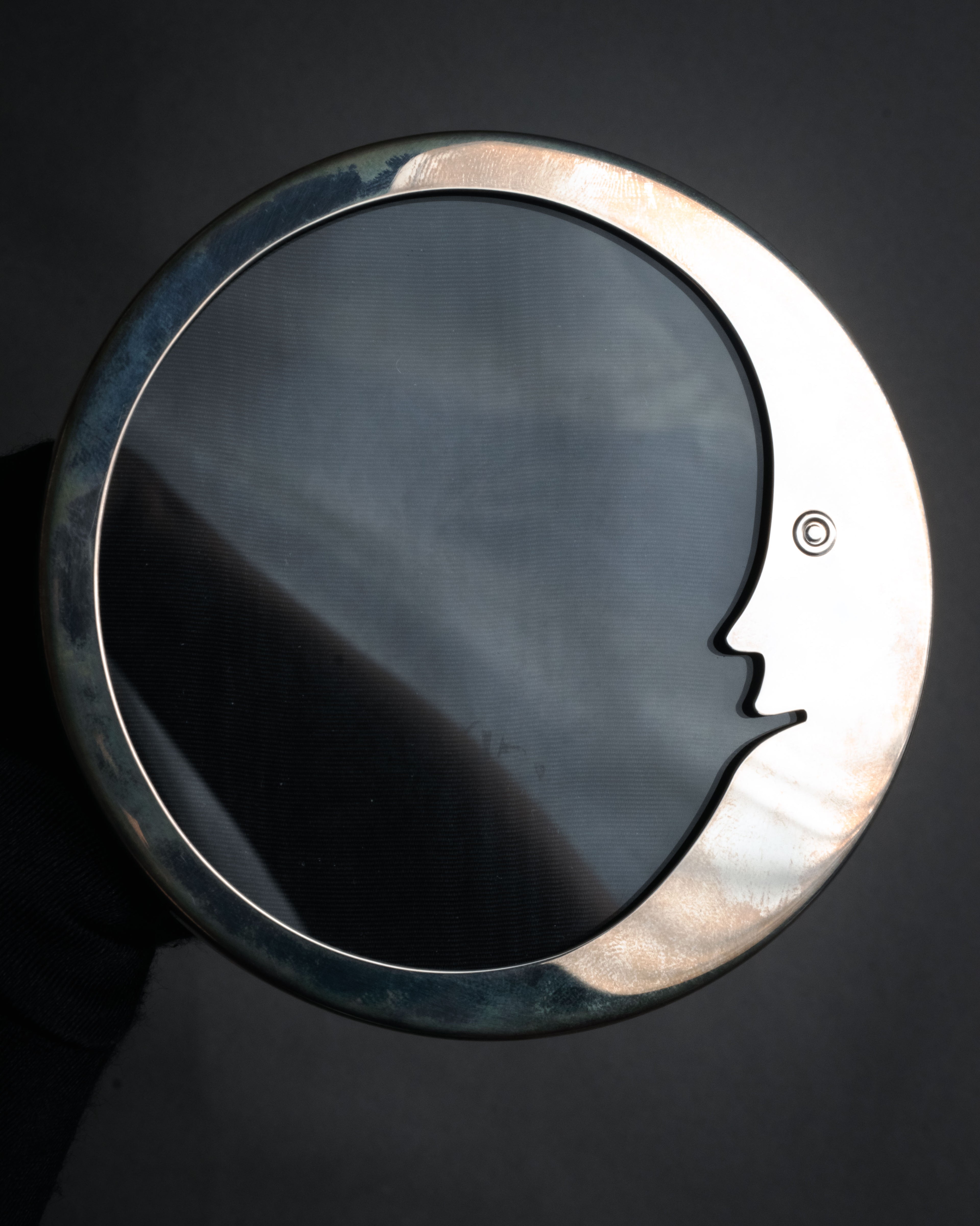 “Tiffany & Co.“ 90’s-00’s Moon motif sterling mirror