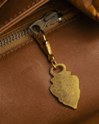 "GUCCI" 70's-80's Micro GG monogram canvas shoulder bag with stirrup hardware