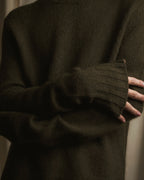 Jil Sander+ 24Otoño Invierno Suéter de punto de cuello redondo con acabado suave cepillado